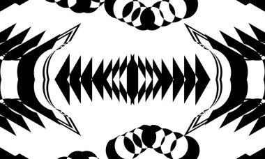 Özgün tasarım monokrom dokusu için operasyon sanatı biçimi