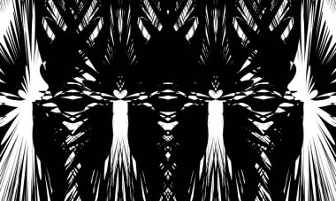 Operasyon sanatının yaratıcı tasarımında siyah çarpık desen