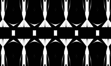 Operasyon sanatının eşsiz ve güzel tarzında dinamik siyah desenler.