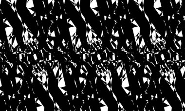 Operasyon sanatı tarzında orijinal monokrom duvar kağıdı büyüleyici desen