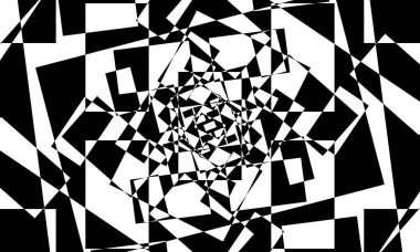 yaratıcı monokrom dokusu op sanat tarzı modern tasarım