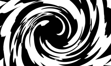 orijinal monokrom duvar kağıdı op-art stil büyüleyici desen