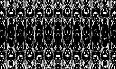 Operasyon sanatı stili monokrom duvar kağıdında modern tasarım için beyaz arkaplanda dinamik siyah desenler