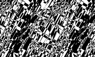 Siyah mistik desenli operasyon sanatı modern desen orijinal monokrom duvar kağıdı