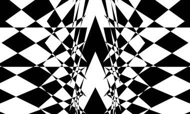 beyaz arkaplanda sanatsal siyah desen tasarım için yaratıcı duvar kağıdı