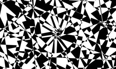 Tasarım için şık siyah beyaz duvar kağıdı