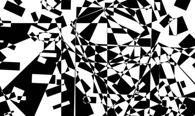 Operasyon sanatında fantastik uzaylı desenleri Siyah ve orijinal