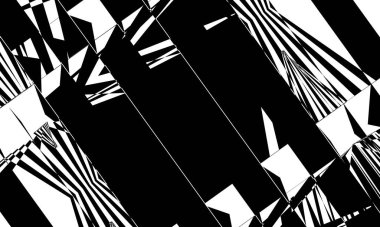 tasarım için op sanat stili monokrom duvar kağıdındaki yaratıcı kalıplar