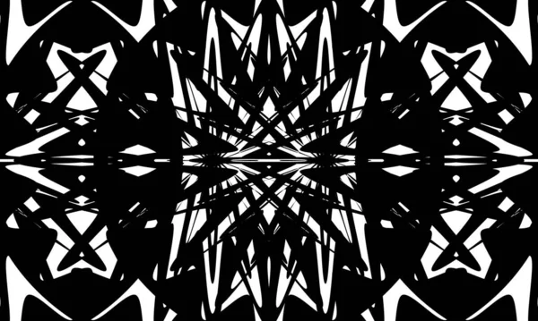 Czarny Oryginalny Wzory Czarujący Styl Sztuka Monochromatyczne Tapety Dla Projektu — Wektor stockowy