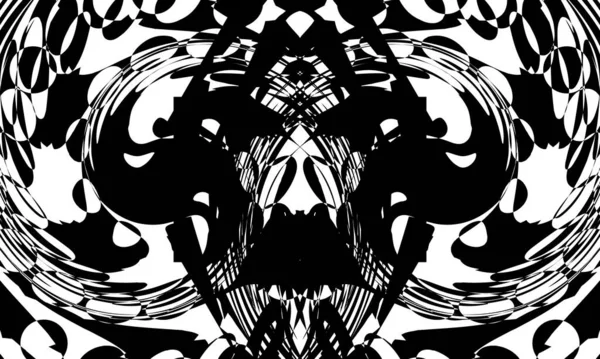 Papier Peint Mystique Original Avec Motif Mystérieux Noir — Image vectorielle