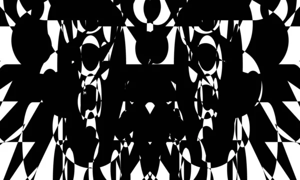 Dynamique Noir Art Style Monochrome Fond Écran — Image vectorielle
