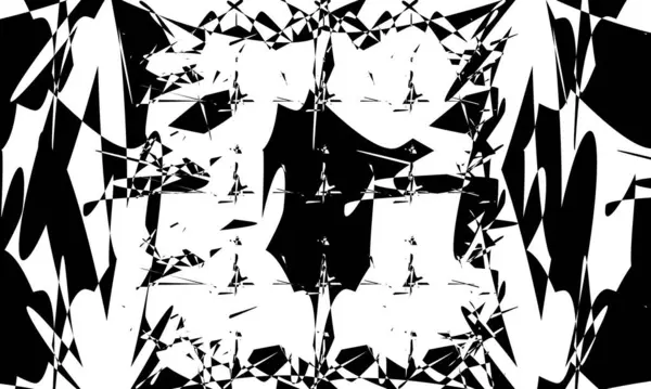 Abstracto Negro Patrones Sobre Fondo Blanco Fondo Pantalla Para Diseño — Archivo Imágenes Vectoriales