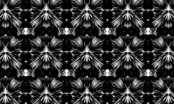 Mysterious Black Patterns Mystical Wallpaper Design — Stock Vector