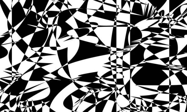 Художній Чорний Візерунок Білому Тлі Творчі Шпалери Дизайну — стоковий вектор