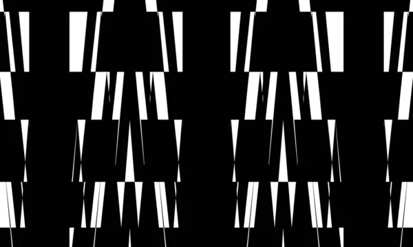 Mysterious Black Patterns White Background Unique Art Modern Design Concept — Stock Vector