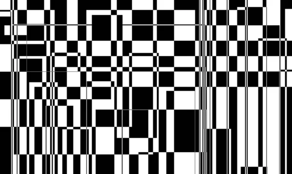 Zwart Mystiek Patroon Betoverende Optische Illusie — Stockvector