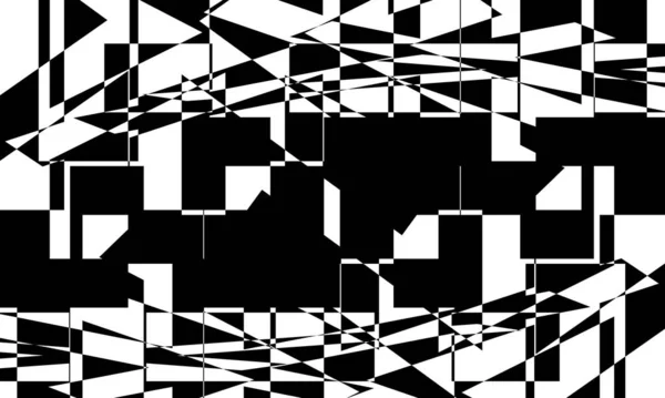 Motifs Déformés Dans Style Art Hypnotisant Illusion Optique — Image vectorielle