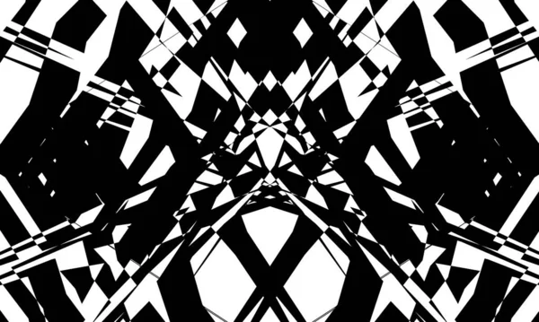 Schwarzes Muster Für Design Mit Optischer Täuschung Kreativer Bucheinband — Stockvektor