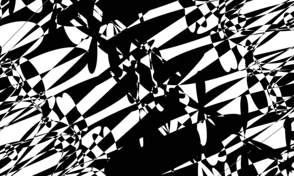 Ilusión Óptica Mística Creada Por Patrón Negro Increíble Sobre Fondo — Archivo Imágenes Vectoriales