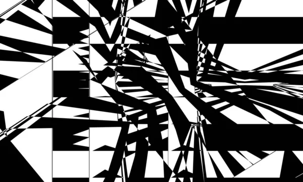 Texture Noire Blanche Dans Style Art Design Moderne — Image vectorielle