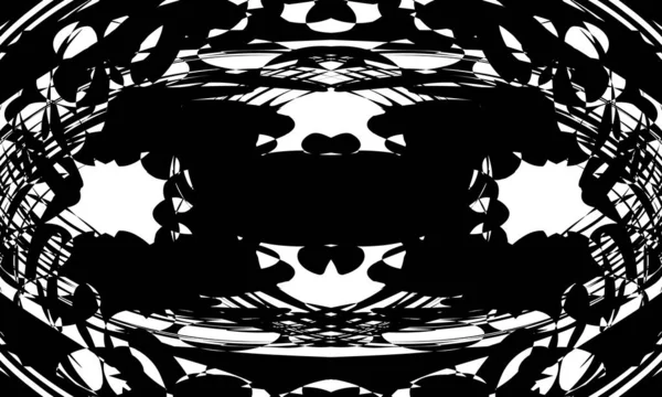 Schwarze Muster Art Stil Auf Weißem Hintergrund Modernes Design — Stockvektor