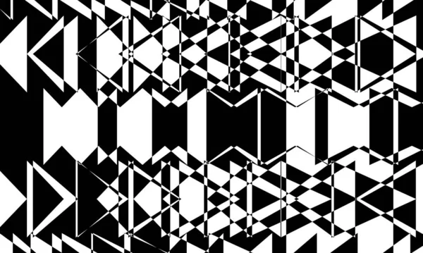 Ilusión Óptica Monocromática Textura Moderna Para Diseño — Vector de stock