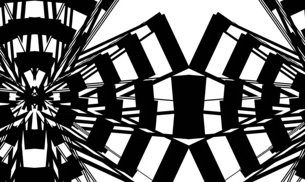Schwarze Originalmuster Betörender Stil Art Monochrome Tapete Für Design — Stockvektor