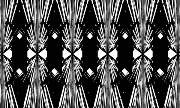 Mysterious Black Patterns Style Art Original Modern Design — Stock Vector