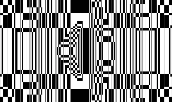 Buitengewoon Zwart Patroon Art Stijl Witte Achtergrond Modern Design Concept — Stockvector