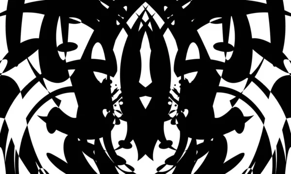Papier Peint Noir Blanc Dans Modèle Style Art Pour Couverture — Image vectorielle