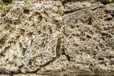 Buruşuk bir tuff kayasının arka planı