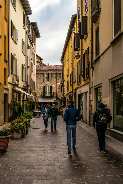 Blick Durch Die Straßen Von Como Oktober 2021 Como Lombardei — Stockfoto