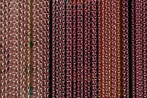 Light Fuchsia Colored Chain Stitch Background — Stock Photo, Image