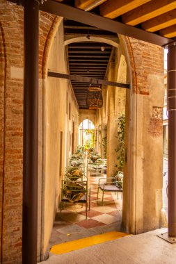 Treviso, Veneto, İtalya 'daki Ca dei Ricchi' nin girişine bakın.