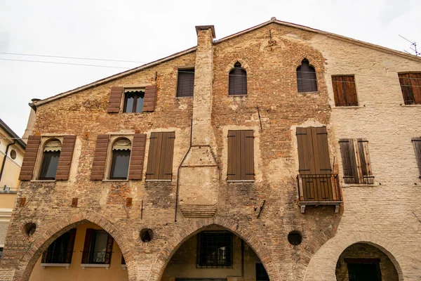 View Old Palace Treviso Italy — стоковое фото