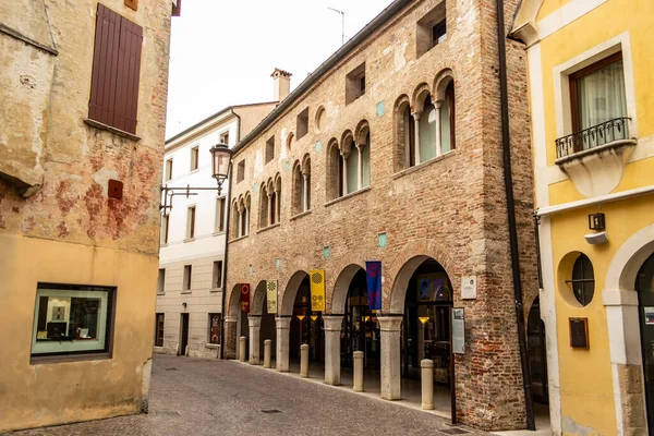 View Casa Dei Carraresi Museum Treviso 2021 베네토 트레비소 이탈리아 — 스톡 사진