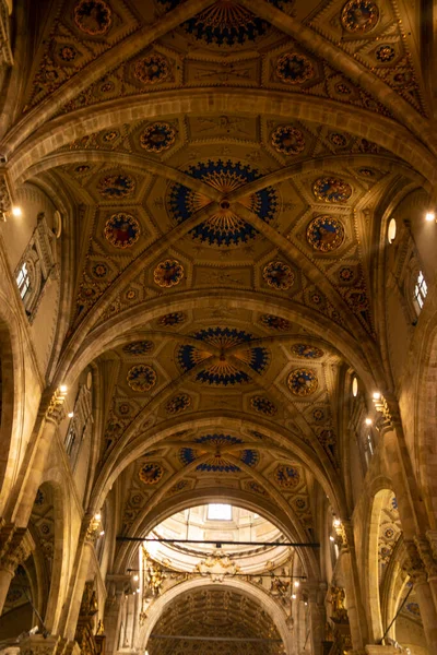 Vista Interna Del Duomo Como Ottobre 2021 Como Lombardia Italia — Foto Stock