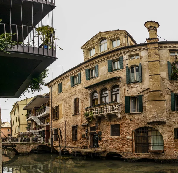 View Casa Dei Carraresi Museum Treviso 2021 베네토 트레비소 이탈리아 — 스톡 사진