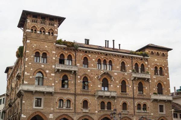 Vue Sur Ancien Palais Place San Vito Trévise Septembre 2022 — Photo