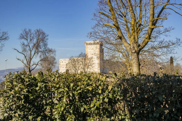 Descripción Del Castillo Romeo Montecchio Maggiore Vicenza Italia — Foto de Stock