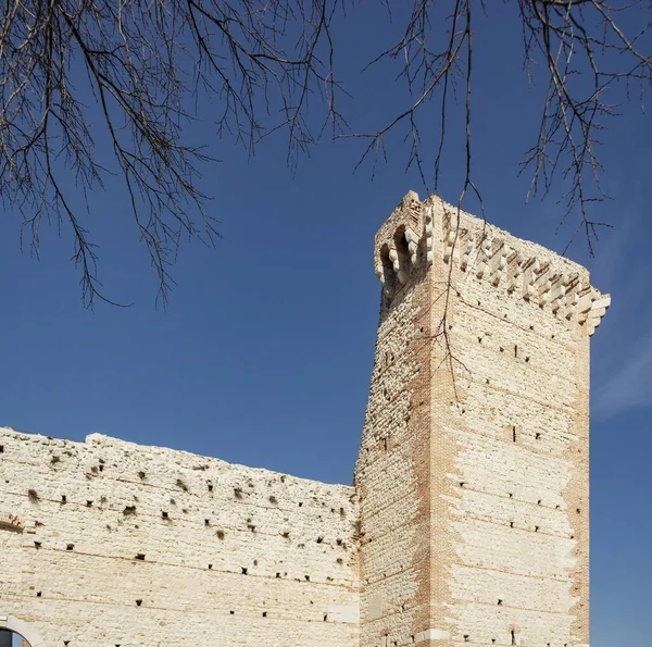 Θέα Στο Κάστρο Του Ρωμαίου Στο Montecchio Maggiore Vicenza Ιταλία — Φωτογραφία Αρχείου