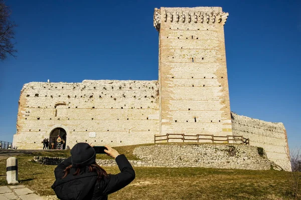 Vista Del Castillo Romeo Montecchio Maggiore Vicenza Italia — Foto de Stock