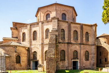 View on the Basilica of San Vitale in Ravenna, Emilia Romagna - Italy