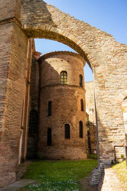 View on the Basilica of San Vitale in Ravenna, Emilia Romagna - Italy