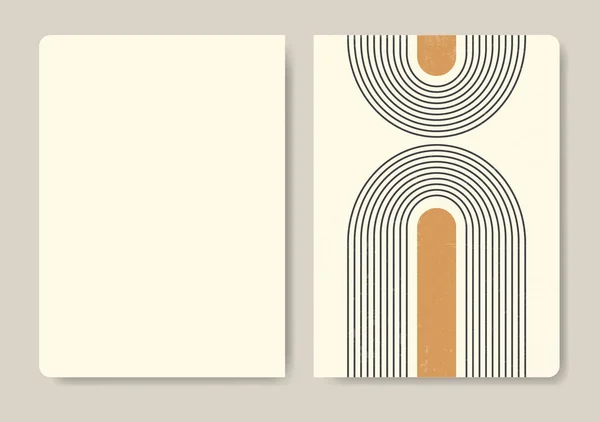 Design de capa com listras ilustração. Elementos de corda —  Vetores de Stock