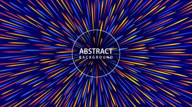 Soyut dairesel geometrik arkaplan. Dairesel geometrik merkezli hareket modeli. Renkli soyut arkaplan.