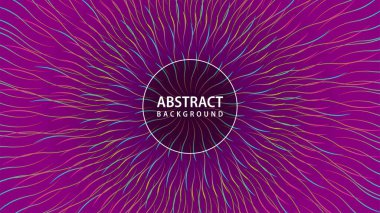 Astrakt dairesel geometrik arka plan. Dairesel geometrik merkezli hareket modeli. Renkli soyut arkaplan.