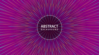 Astrakt dairesel geometrik arka plan. Dairesel geometrik merkezli hareket modeli. Renkli soyut arkaplan.