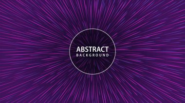 Soyut dairesel geometrik arkaplan. Gelecekçi dairesel geometrik merkezli hareket deseni. Renkli soyut arkaplan.