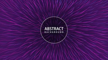 Soyut dairesel geometrik arkaplan. Gelecekçi dairesel geometrik merkezli hareket deseni. Renkli soyut arkaplan.